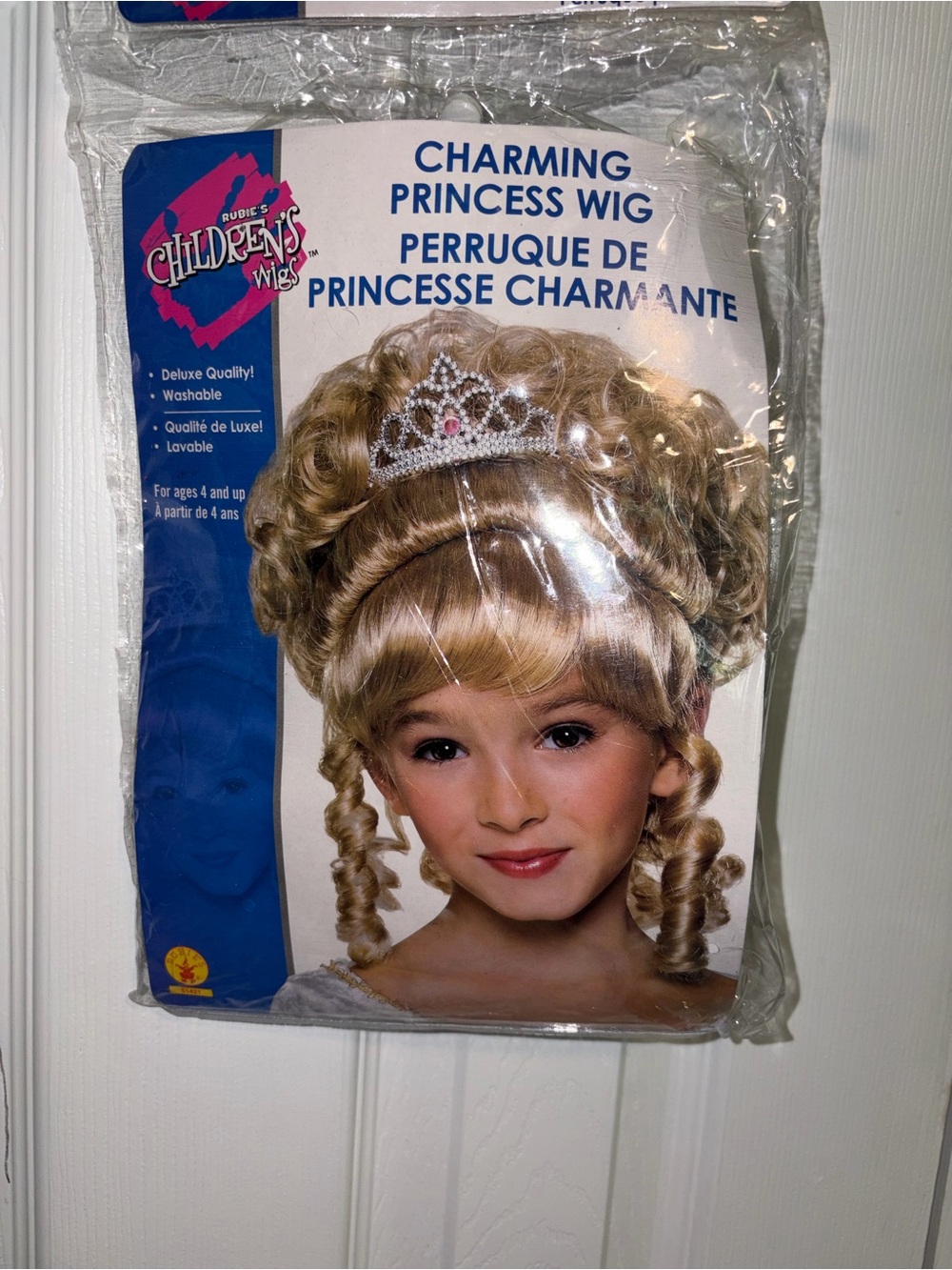 Rubie's Girls Princess Wig, Blonde Curly Hair, One Size, MPN 51421